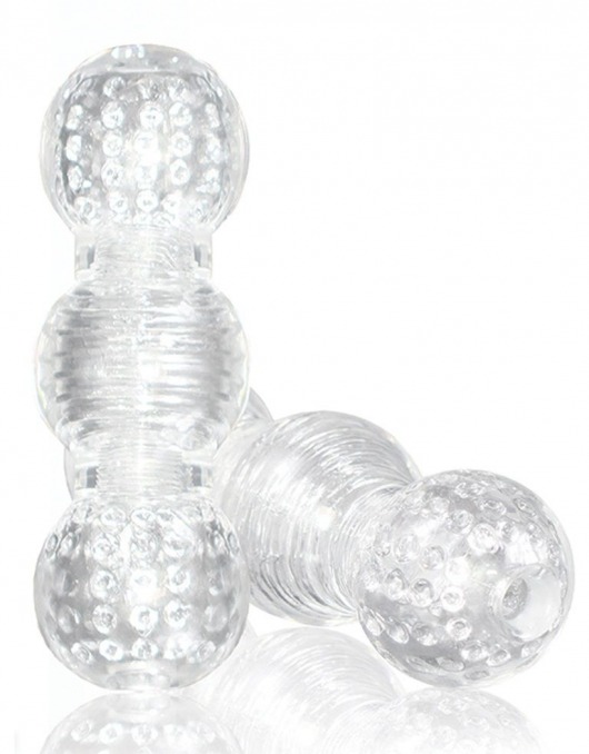 Прозрачный фигурный мастурбатор Master Stroker - Blush Novelties - в Южно-Сахалинске купить с доставкой