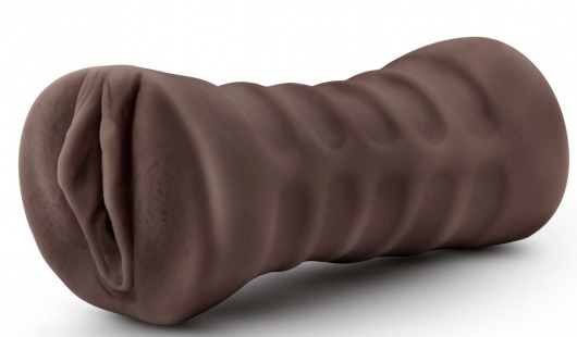 Коричневый мастурбатор-вагина Hot Chocolate Brianna - Blush Novelties - в Южно-Сахалинске купить с доставкой