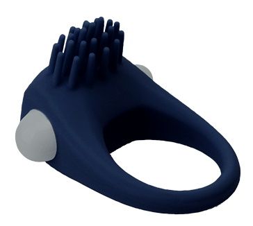 Синее эрекционное виброкольцо STIMU RING - Dream Toys - в Южно-Сахалинске купить с доставкой