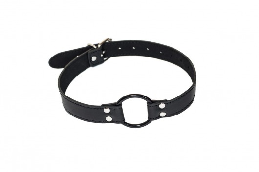 Черный кляп-кольцо Modesty - Lola Games - купить с доставкой в Южно-Сахалинске