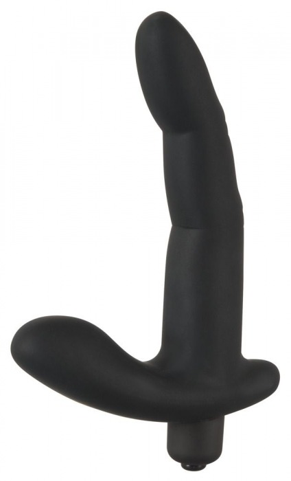 Черный вибромассажер простаты Naughty Finger Prostate Vibe - 13,8 см. - Orion - в Южно-Сахалинске купить с доставкой