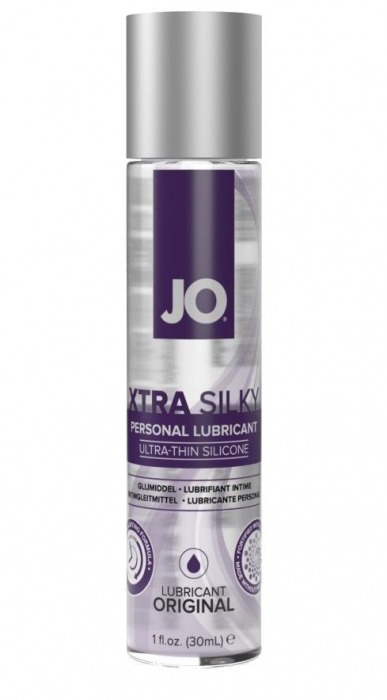 Лубрикант на силиконовой основе JO Xtra Silky - 30 мл. - System JO - купить с доставкой в Южно-Сахалинске