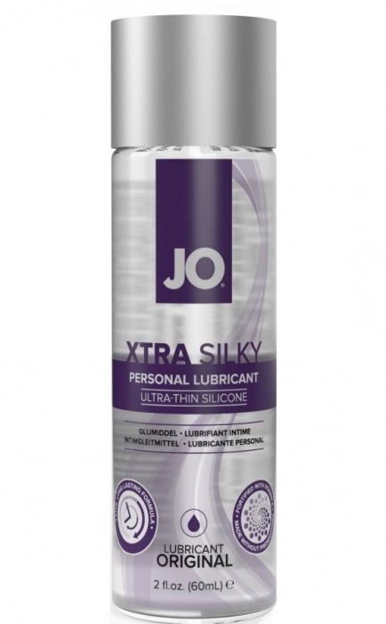 Лубрикант на силиконовой основе JO Xtra Silky - 60 мл. - System JO - купить с доставкой в Южно-Сахалинске