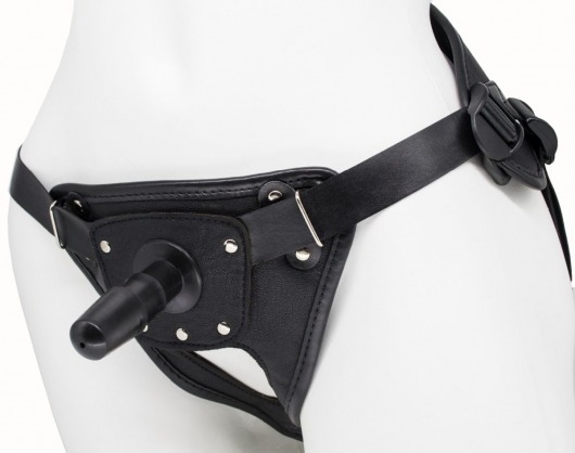 Черный пояс для насадок BEST CLASS STRAP - LOVETOY (А-Полимер) - купить с доставкой в Южно-Сахалинске