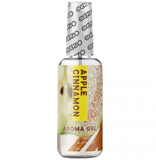 Интимный лубрикант EGZO AROMA с ароматом яблока и корицы - 50 мл. - EGZO - купить с доставкой в Южно-Сахалинске
