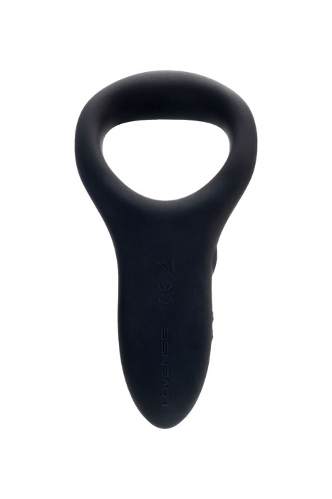 Черное эрекционное кольцо Lovense Diamo - Lovense - в Южно-Сахалинске купить с доставкой