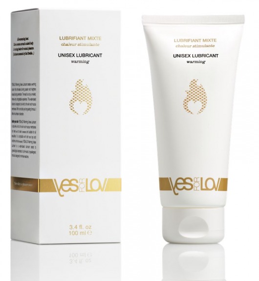 Лубрикант на водной основе с согревающим эффектом Warming Unisex Lubricant - 100 мл. - YESforLOV - купить с доставкой в Южно-Сахалинске
