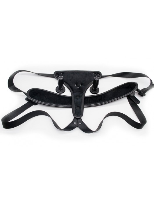 Реалистичный страпон Woman Midi с вагинальной пробкой - 19 см. - LOVETOY (А-Полимер) - купить с доставкой в Южно-Сахалинске