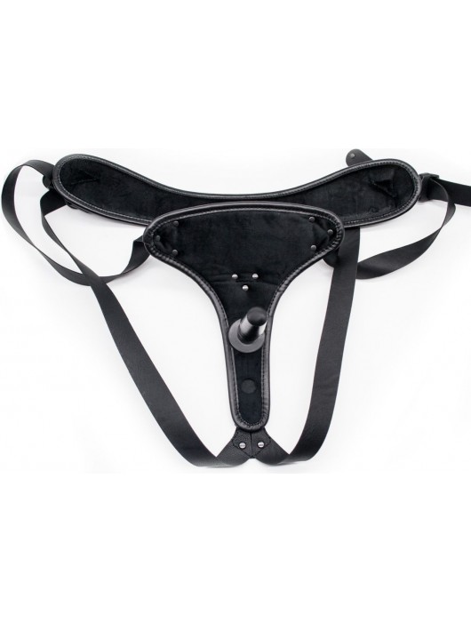 Реалистичный страпон Woman Midi с вагинальной пробкой - 19 см. - LOVETOY (А-Полимер) - купить с доставкой в Южно-Сахалинске