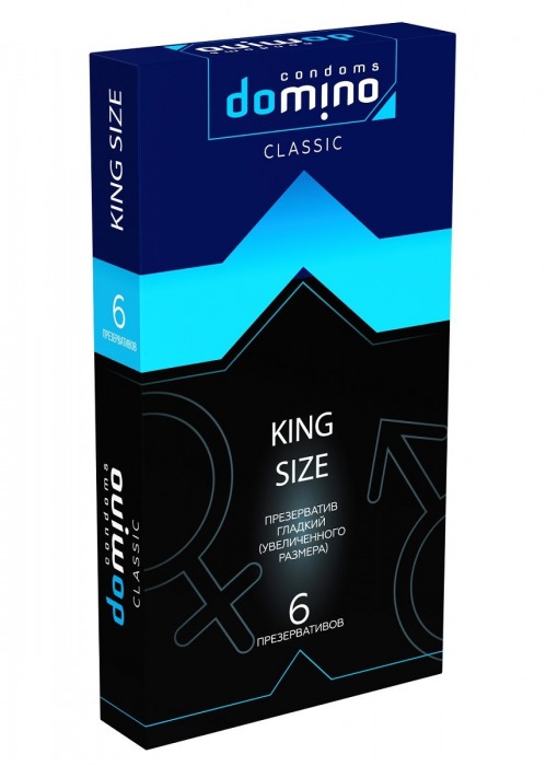 Презервативы увеличенного размера DOMINO Classic King size - 6 шт. - Domino - купить с доставкой в Южно-Сахалинске
