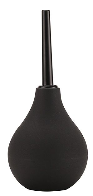 Черный анальный душ ANAL DOUCHE с прямым наконечником - Dream Toys - купить с доставкой в Южно-Сахалинске