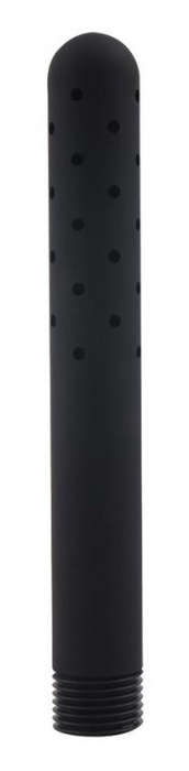 Черная насадка для анального душа ANAL DOUCHE - 15 см. - Dream Toys - купить с доставкой в Южно-Сахалинске