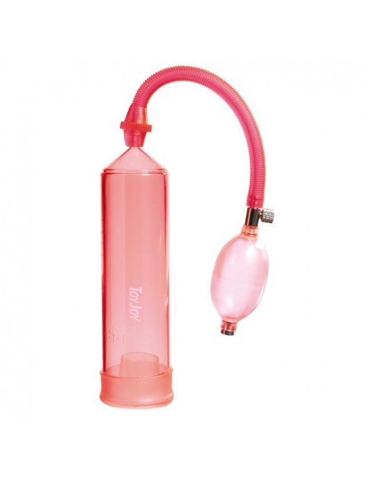 Красная вакуумная помпа Power Pump Red - Toy Joy - в Южно-Сахалинске купить с доставкой