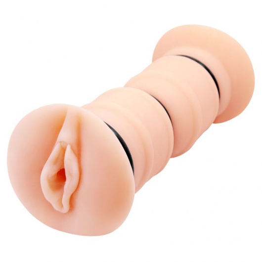 Телесный вибромастурбатор-вагина Michelle - Baile - в Южно-Сахалинске купить с доставкой