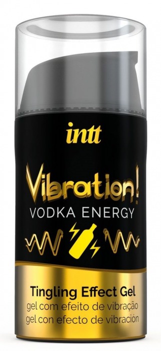 Жидкий интимный гель с эффектом вибрации Vibration! Vodka Energy - 15 мл. - INTT - купить с доставкой в Южно-Сахалинске
