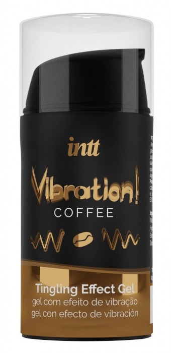 Жидкий интимный гель с эффектом вибрации Vibration! Coffee - 15 мл. - INTT - купить с доставкой в Южно-Сахалинске