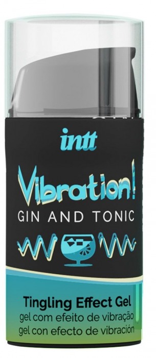 Жидкий интимный гель с эффектом вибрации Vibration! Gin   Tonic - 15 мл. - INTT - купить с доставкой в Южно-Сахалинске