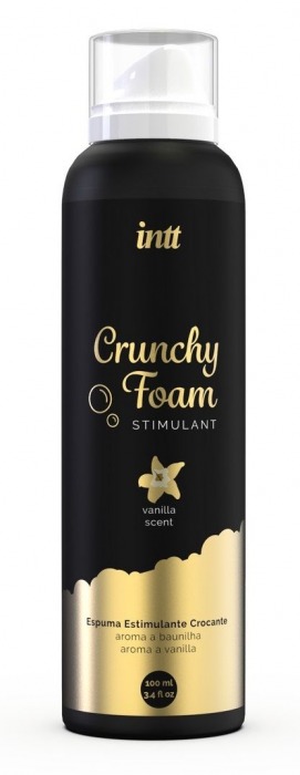 Пенка для массажа Crunchy Foam Stimulant Vanilla - 100 мл. - INTT - купить с доставкой в Южно-Сахалинске