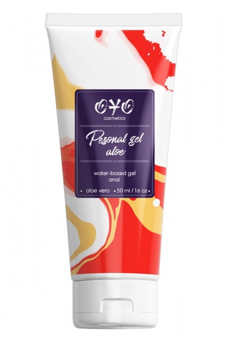 Анальная смазка на водной основе OYO Personal Gel Aloe - 50 мл. - OYO - купить с доставкой в Южно-Сахалинске