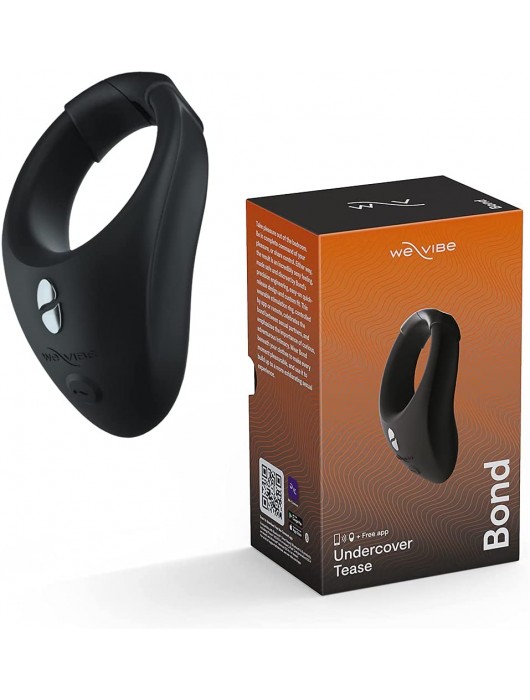 Черное эрекционное кольцо для ношения We-Vibe Bond - We-vibe - в Южно-Сахалинске купить с доставкой