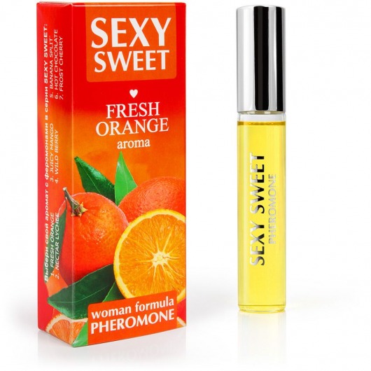 Парфюм для тела с феромонами Sexy Sweet с ароматом апельсина - 10 мл. -  - Магазин феромонов в Южно-Сахалинске