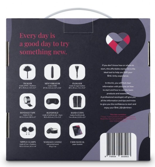 Стартовый набор БДСМ First Kinky Experience - Loveboxxx - купить с доставкой в Южно-Сахалинске