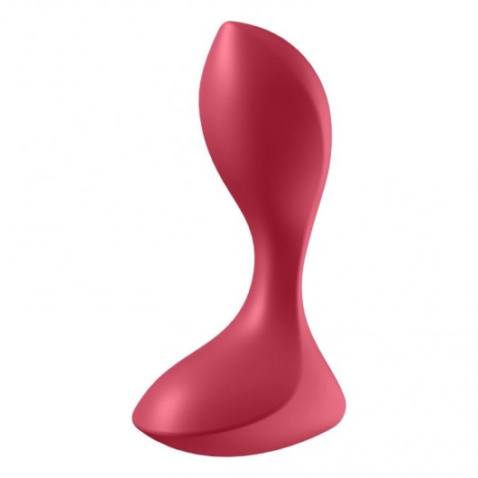Красный вибромассажёр простаты Satisfyer Backdoor Lover - 14 см. - Satisfyer - в Южно-Сахалинске купить с доставкой