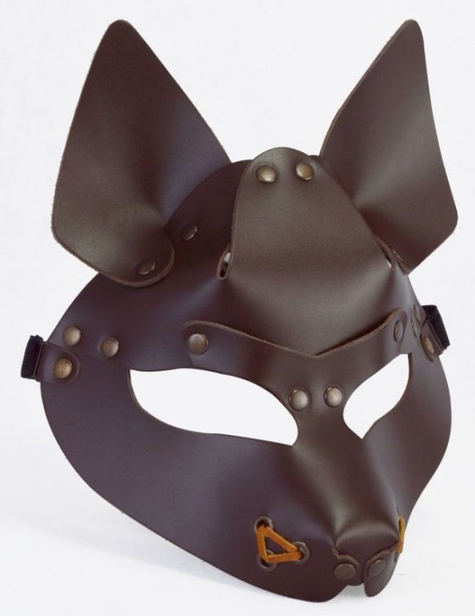 Коричневая маска Wolf - Sitabella - купить с доставкой в Южно-Сахалинске