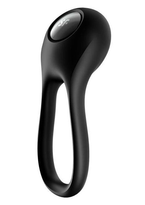 Черное эрекционное виброкольцо Majestic Duo - Satisfyer - в Южно-Сахалинске купить с доставкой