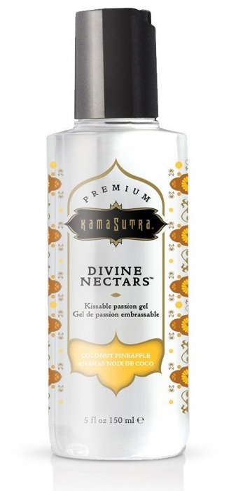 Гель-лубрикант на водной основе Divine Nectars Vanilla с ароматом ванили - 150 мл. - Kama Sutra - купить с доставкой в Южно-Сахалинске