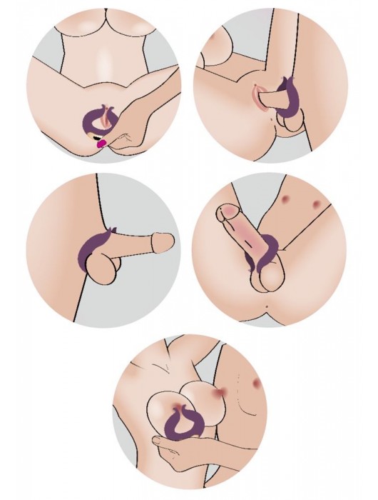 Вибратор для пар Two Motors Couple’s Ring в форме кольца - Orion - в Южно-Сахалинске купить с доставкой