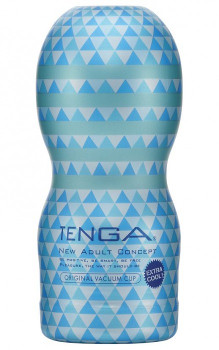 Мастурбатор с охлаждающей смазкой TENGA Original Vacuum Cup Extra Cool - Tenga - в Южно-Сахалинске купить с доставкой