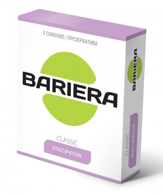 Классические презервативы Bariera Classic - 3 шт. - Bariera - купить с доставкой в Южно-Сахалинске