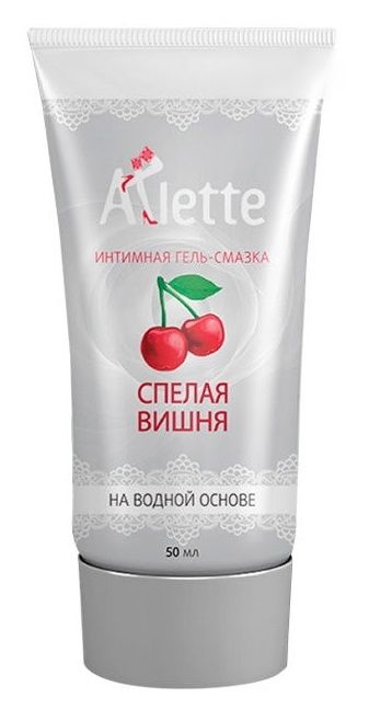 Интимная гель-смазка на водной основе Arlette  Спелая вишня  - 50 мл. - Arlette - купить с доставкой в Южно-Сахалинске