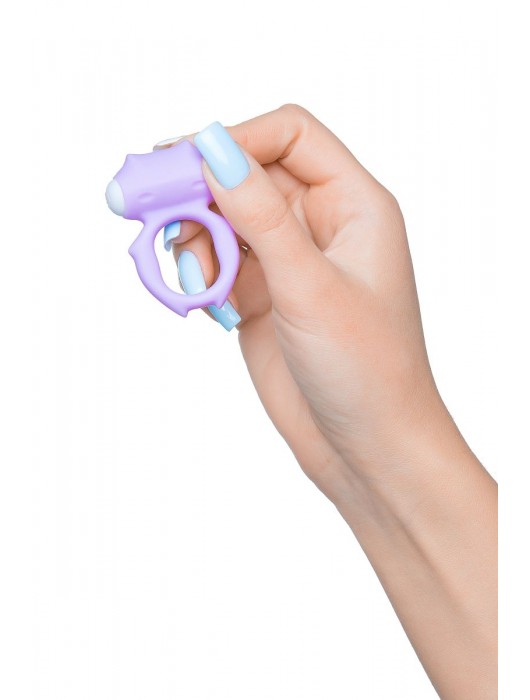 Фиолетовое виброкольцо на пенис Zort - A-toys - в Южно-Сахалинске купить с доставкой