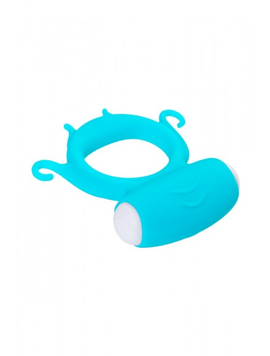 Голубое виброкольцо на пенис Sair - A-toys - в Южно-Сахалинске купить с доставкой