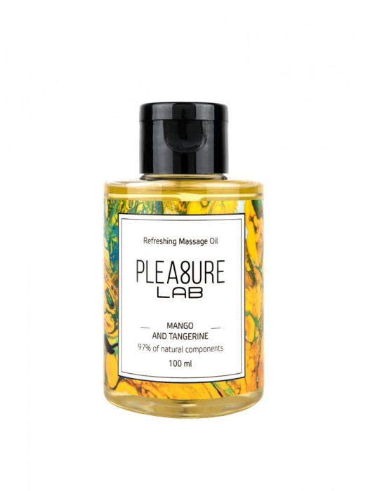 Массажное масло Pleasure Lab Refreshing с ароматом манго и мандарина - 100 мл. - Pleasure Lab - купить с доставкой в Южно-Сахалинске