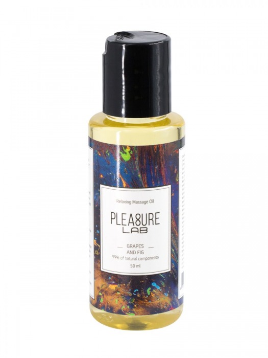 Массажное масло Pleasure Lab Relaxing с ароматом винограда и инжира - 50 мл. - Pleasure Lab - купить с доставкой в Южно-Сахалинске