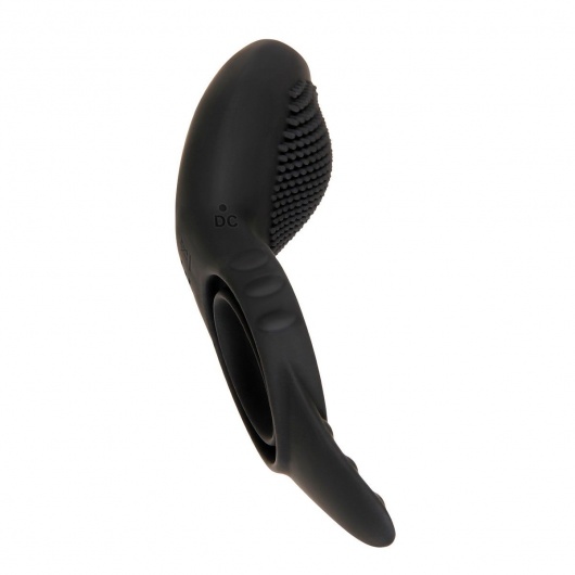 Черное эрекционное кольцо со стимулятором клитора Mr. Flicker - Zero Tolerance - в Южно-Сахалинске купить с доставкой