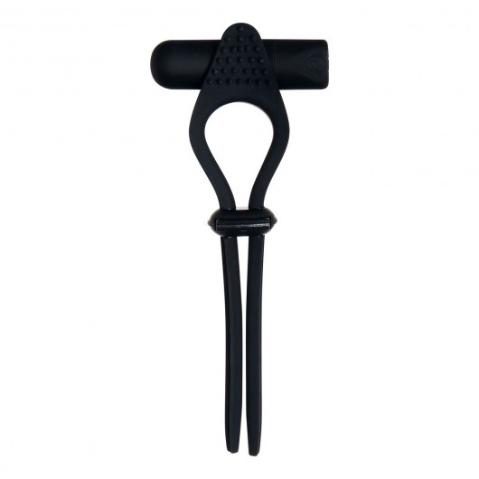 Черное эрекционное лассо с вибропулей Black Tie Affair - Zero Tolerance - в Южно-Сахалинске купить с доставкой