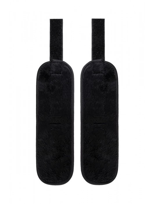 Серебристо-черные наручники Anonymo - ToyFa - купить с доставкой в Южно-Сахалинске