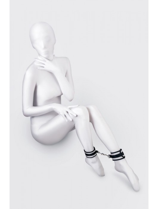 Серебристо-черные оковы Anonymo - ToyFa - купить с доставкой в Южно-Сахалинске