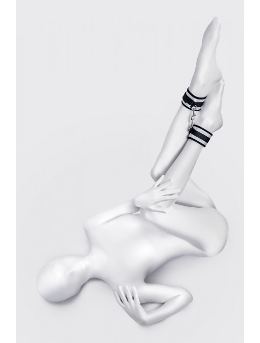 Серебристо-черные оковы Anonymo - ToyFa - купить с доставкой в Южно-Сахалинске