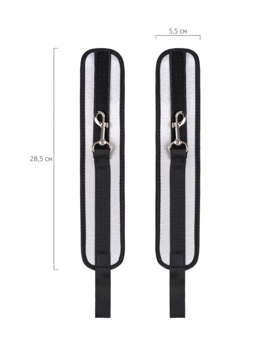 Серебристо-черные оковы Anonymo - ToyFa - купить с доставкой в Южно-Сахалинске