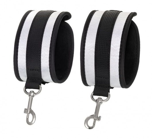 Серебристо-черные оковы Anonymo - ToyFa - купить с доставкой в Южно-Сахалинске