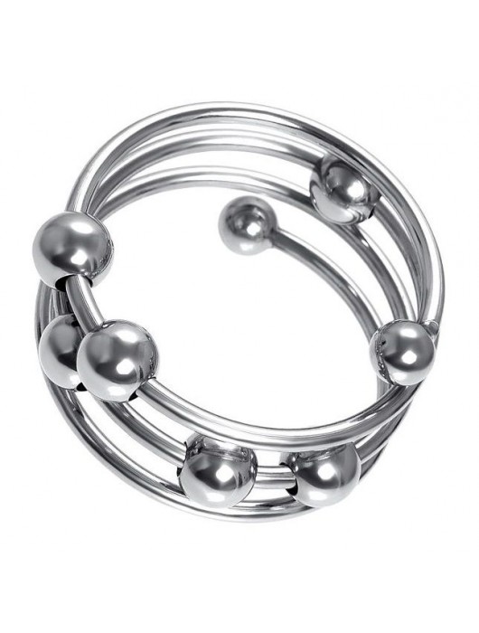 Большое металлическое кольцо под головку пениса - ToyFa - купить с доставкой в Южно-Сахалинске