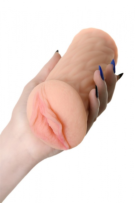 Телесный реалистичный мастурбатор-вагина Elegance.005 с вибрацией - KOKOS - в Южно-Сахалинске купить с доставкой
