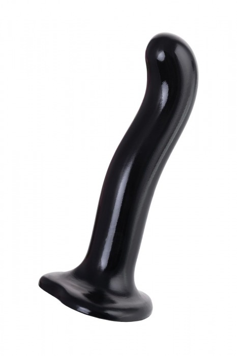 Черный стимулятор для пар P G-Spot Dildo Size M - 18 см. - Strap-on-me - в Южно-Сахалинске купить с доставкой