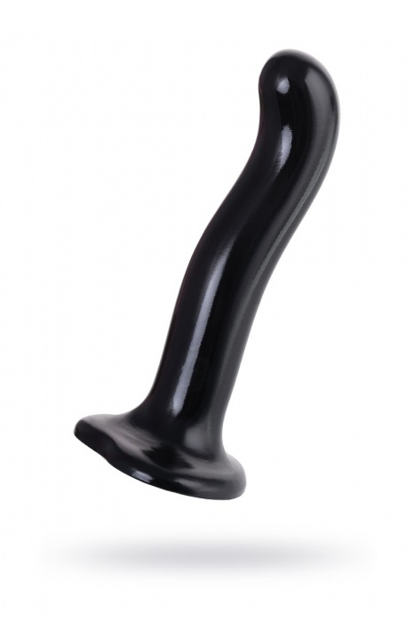 Черный стимулятор для пар P G-Spot Dildo Size L - 19 см. - Strap-on-me - в Южно-Сахалинске купить с доставкой