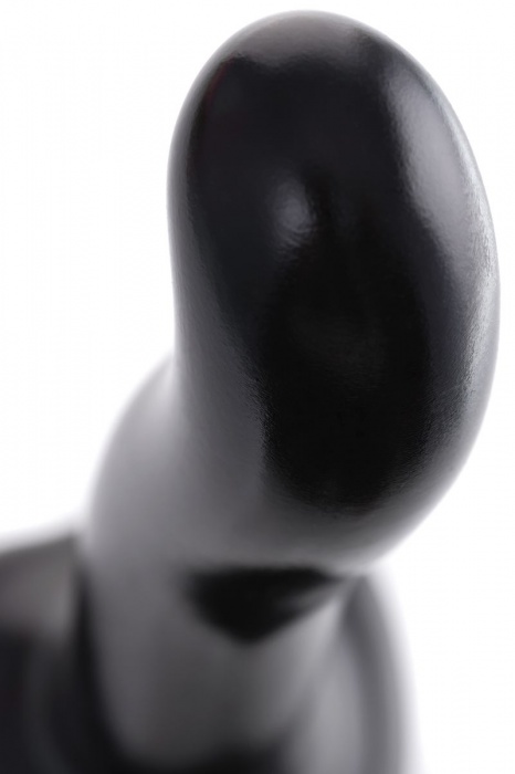Черный стимулятор для пар P G-Spot Dildo Size L - 19 см. - Strap-on-me - в Южно-Сахалинске купить с доставкой